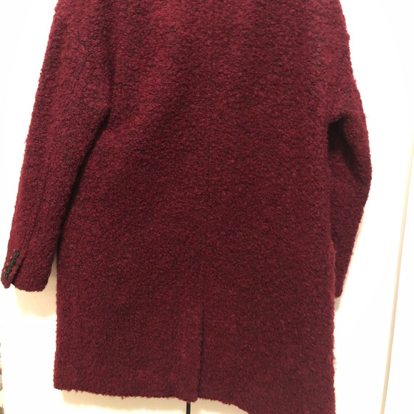 Hilary Radley Boucle Wool Boat Burgundy - Picture 6 of 6